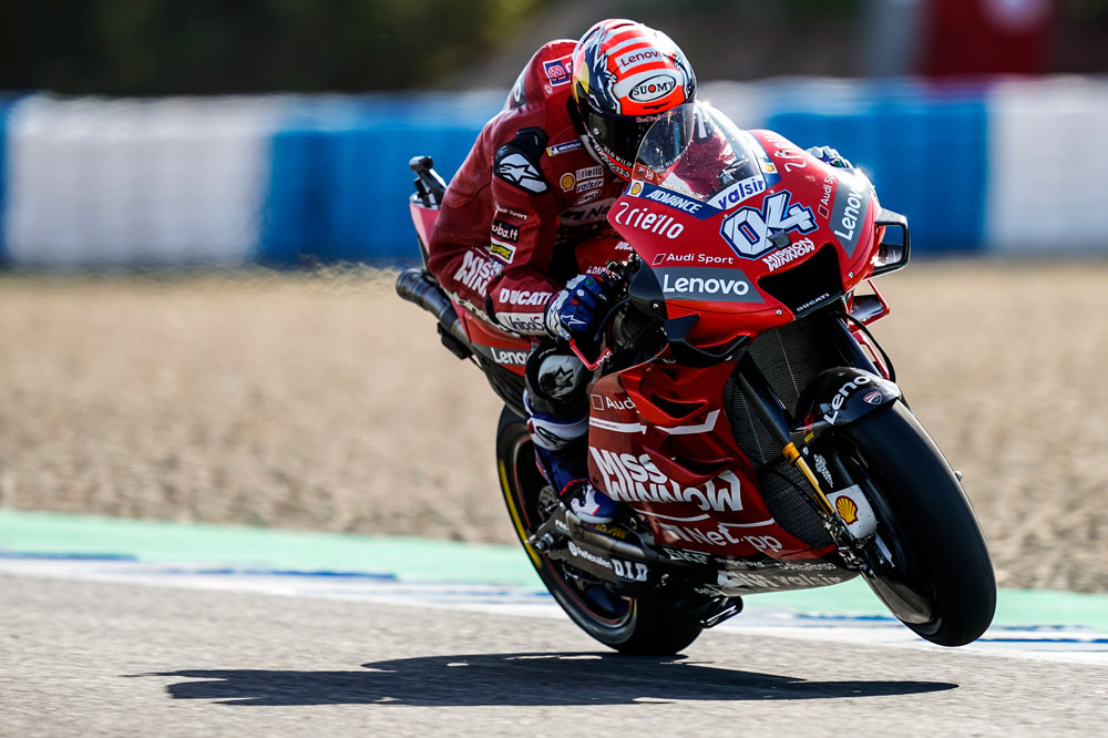 Andrea Dovizioso llega a España como líder del Mundial de MotoGP