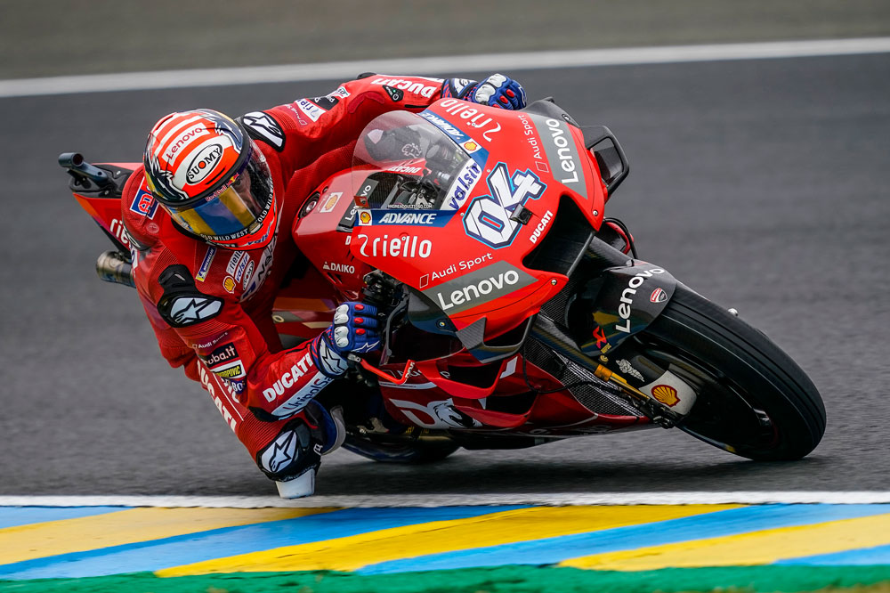 Andrea Dovizioso durante el GP de Francia 2019