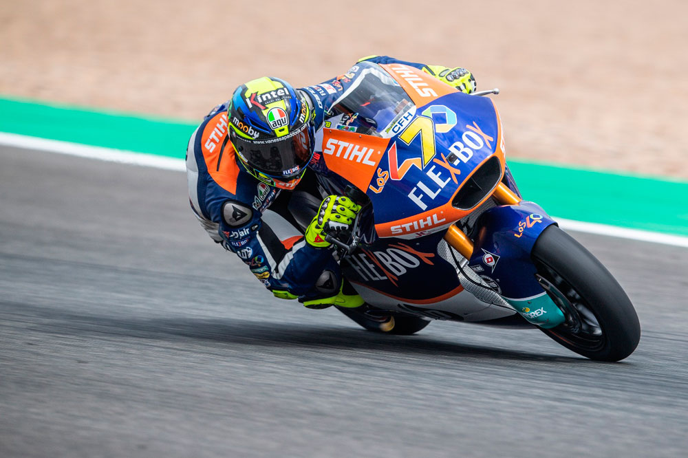 Victoria de Lorenzo Baldassarri en la categoría Moto2 del GP de España