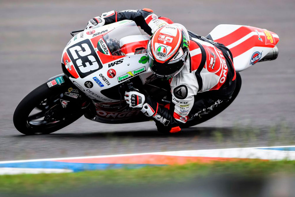 Niccolo Antonelli logró la victoria en la categoría Moto3 del GP de España