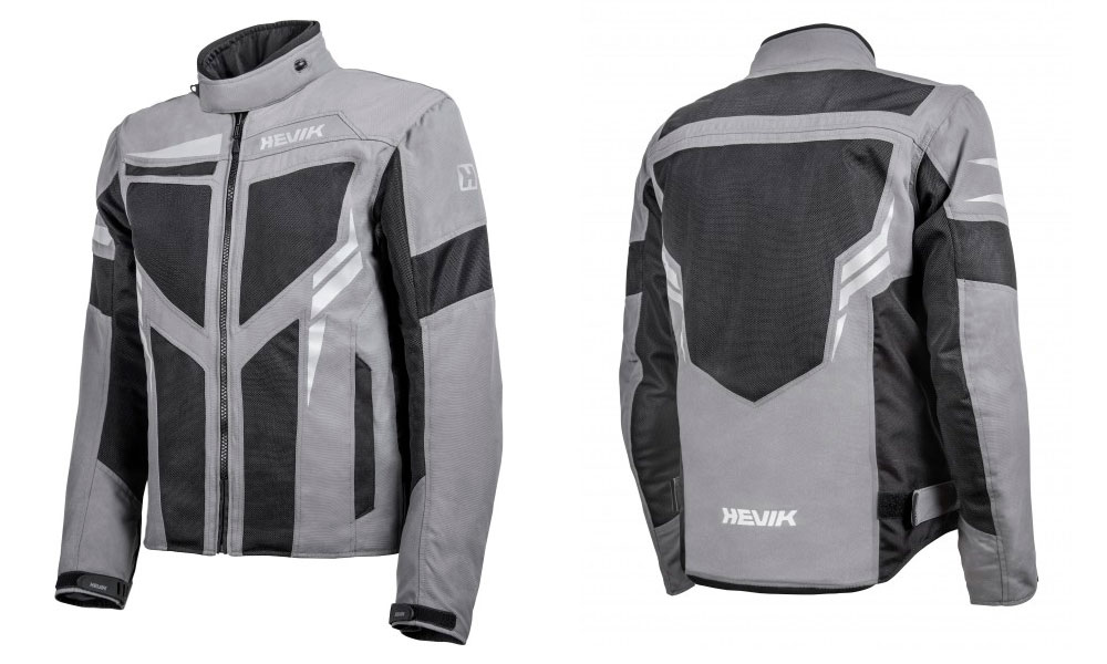 Chaqueta para moto de Verano Ikaro de Hevik en gris