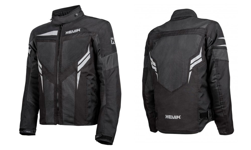 Chaqueta para moto de Verano Ikaro de Hevik en negro