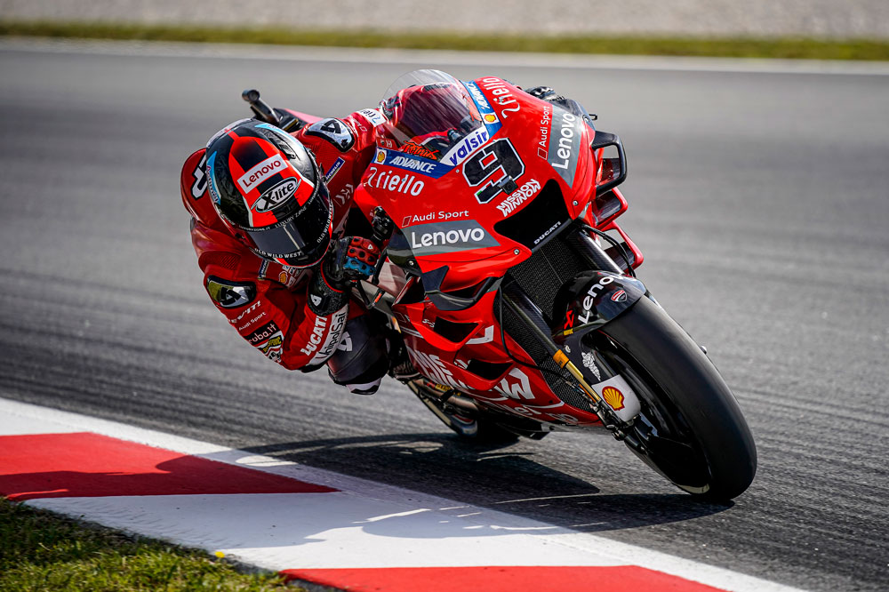 Danilo Petrucci fue tercero en el GP de Cataluña