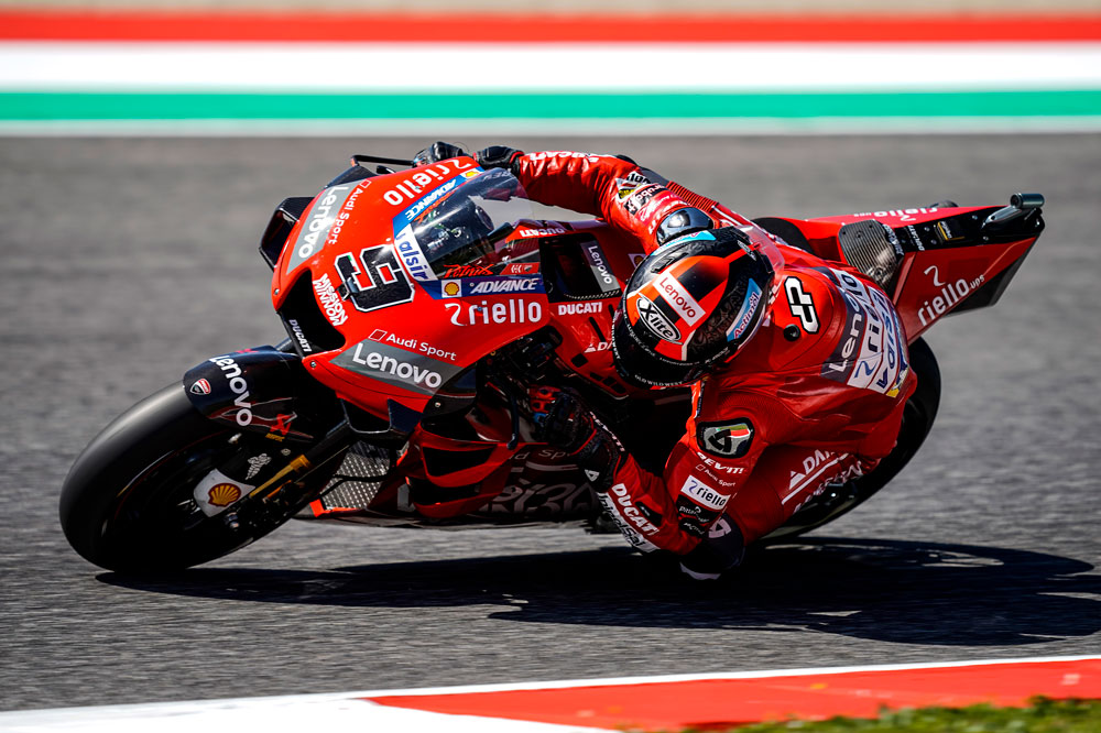 MotoGP Italia: Petrucci gana con Márquez en segunda posición