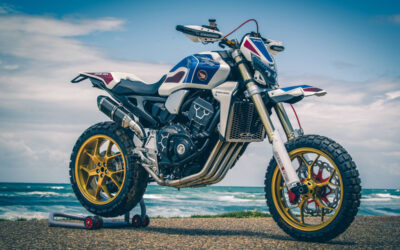 ¿Te imaginas una Honda Africa Twin de cuatro cilindros?
