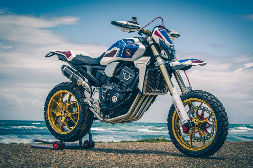 ¿Te imaginas una Honda Africa Twin de cuatro cilindros?