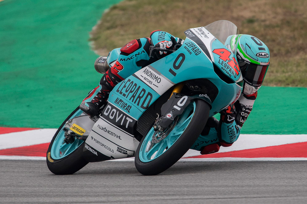 Marcos Ramírez logró su primera victoria en Moto3 en el GP de Cataluña