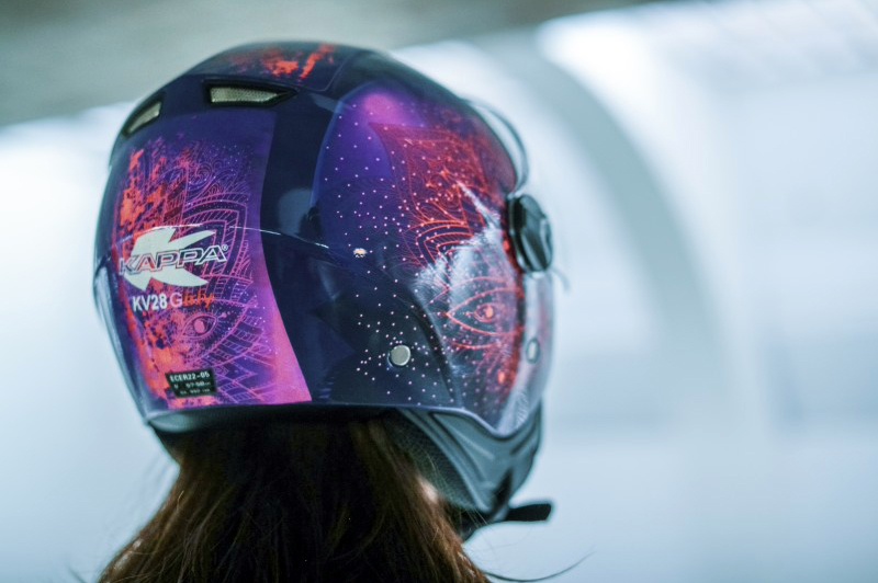 Casco demi-jet KV28 Miami Mandala de Kappa