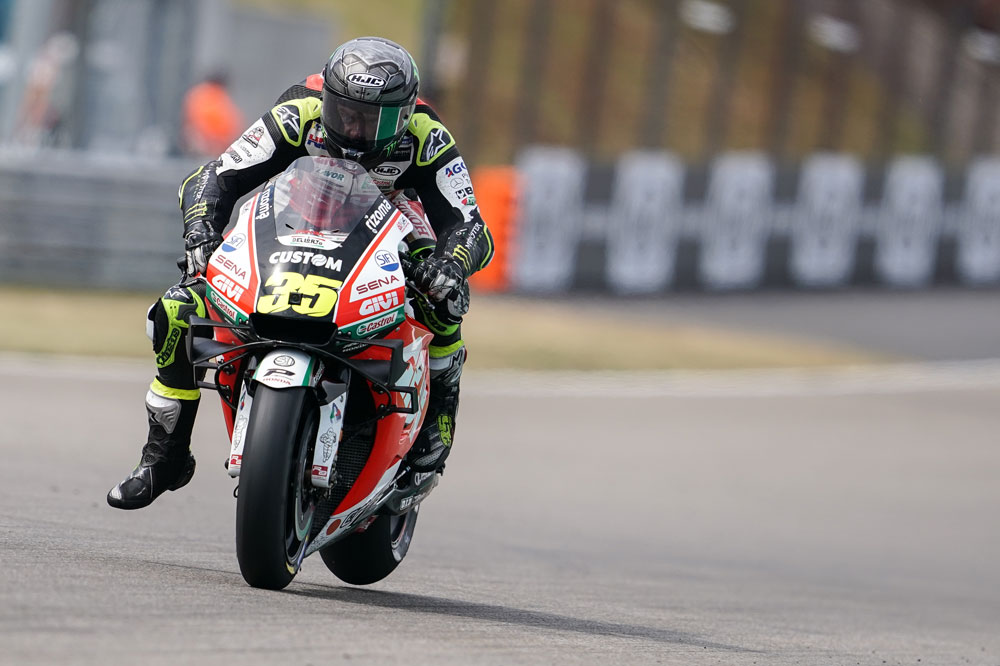 Cal Crutchlow fue tercero en el GP de Alemania con una Honda satélite