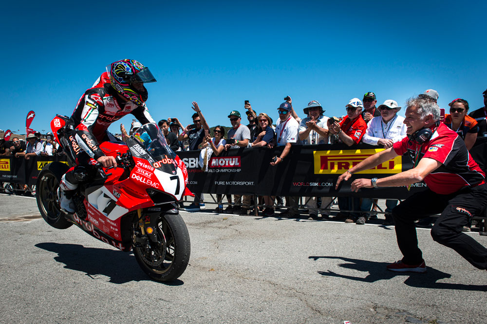 Tras un año de sequía Chaz Davies se volvió a subir al podio en las dos carreras, con victoria en la segunda