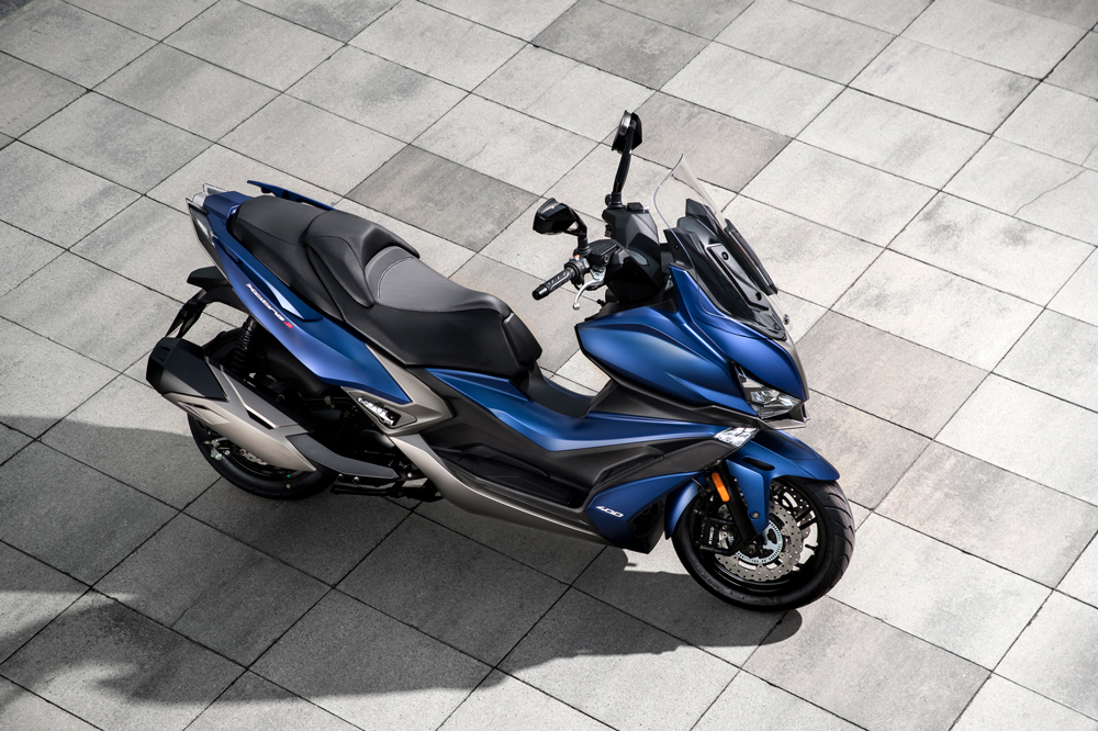 KYMCO Xciting S 400, maxi scooter polivalente
