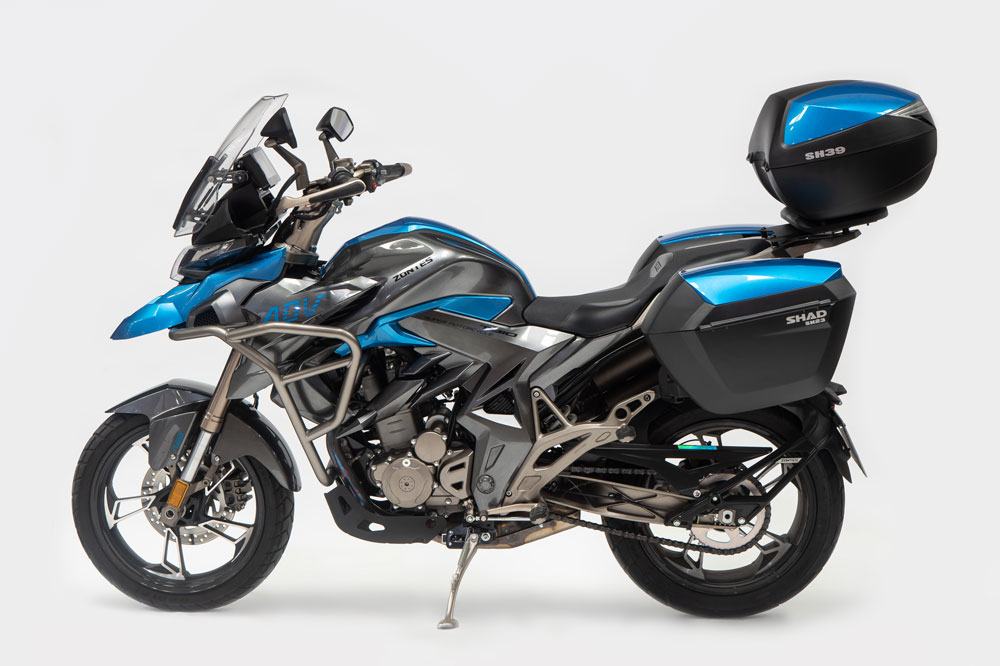 Maletas y top-case SHAD para la Zontes T310