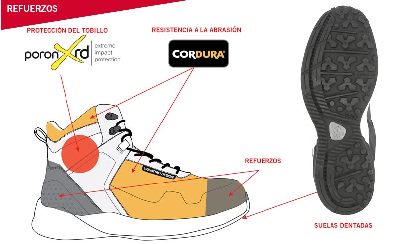 Zapatillas moto Ridge de Vquattro Design