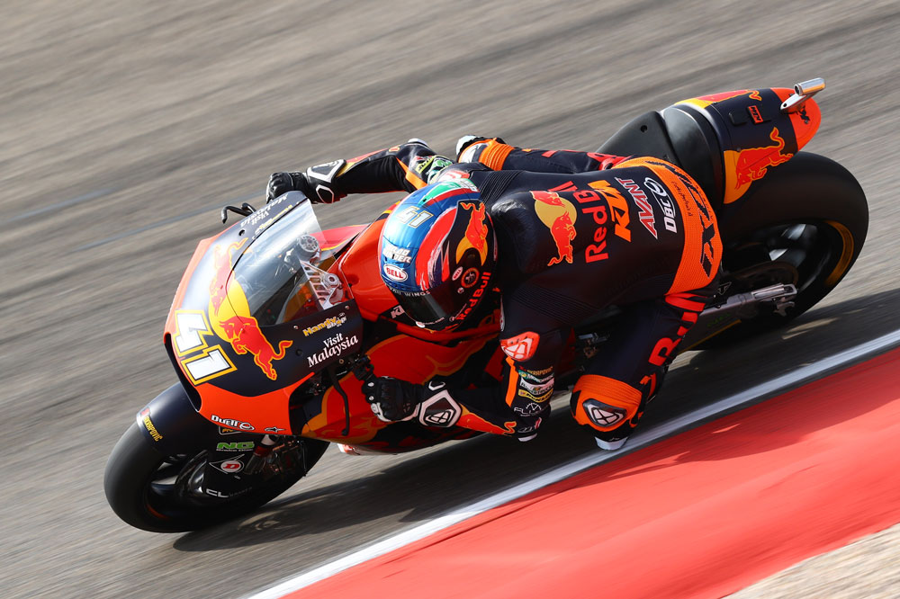 Brad Binder logró la victoria en la categoría Moto2 del Gran Premio de Aragón