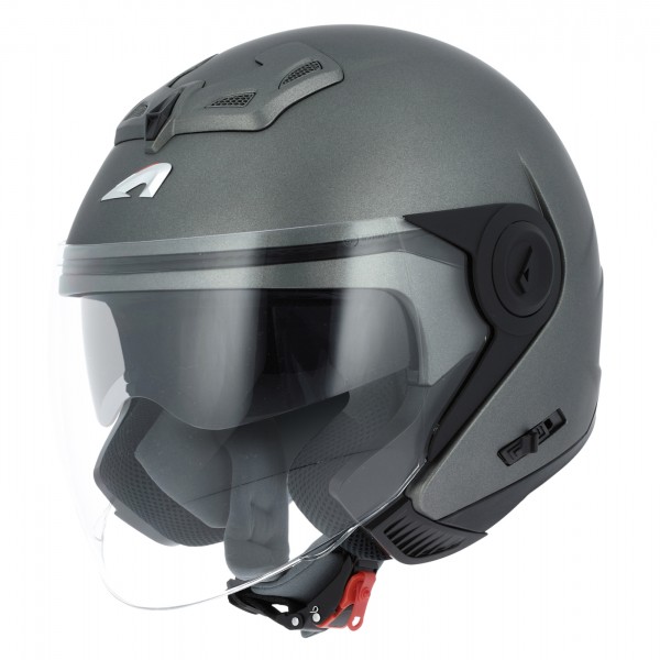 Casco jet DJ8 de Astone Helmets gris