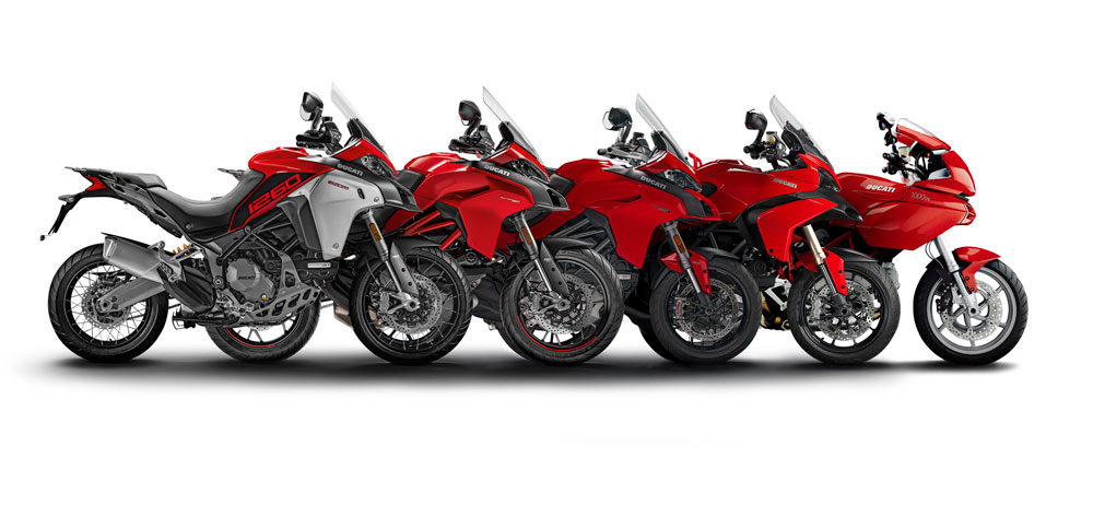 Todas las generaciones de la Ducati Multistrada