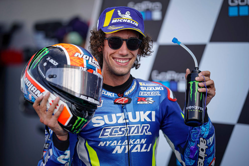 Alex Rins será el gran rival de Marc Márquez en el GP de Aragón 2019