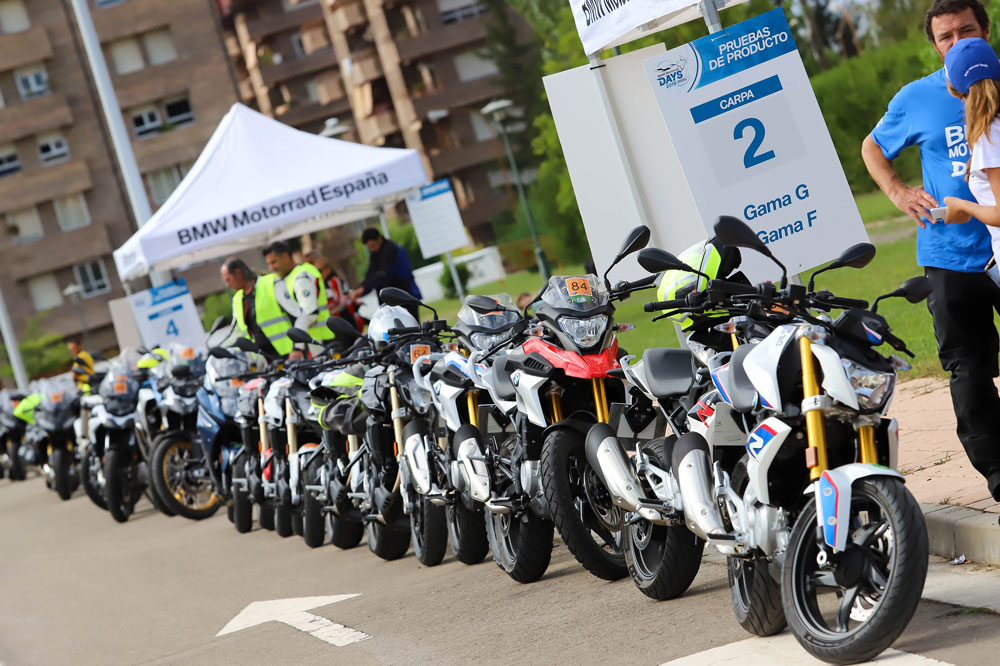 Pruebas de motos en el BMW Motorrad Days 2019
