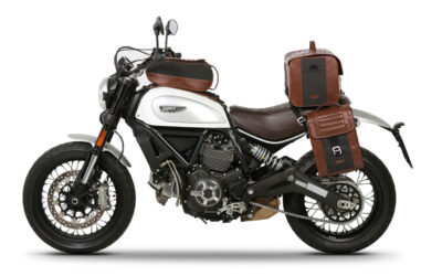 Equipa tu Ducati Scrambler con las Bolsas SR Cafe Racer de SHAD