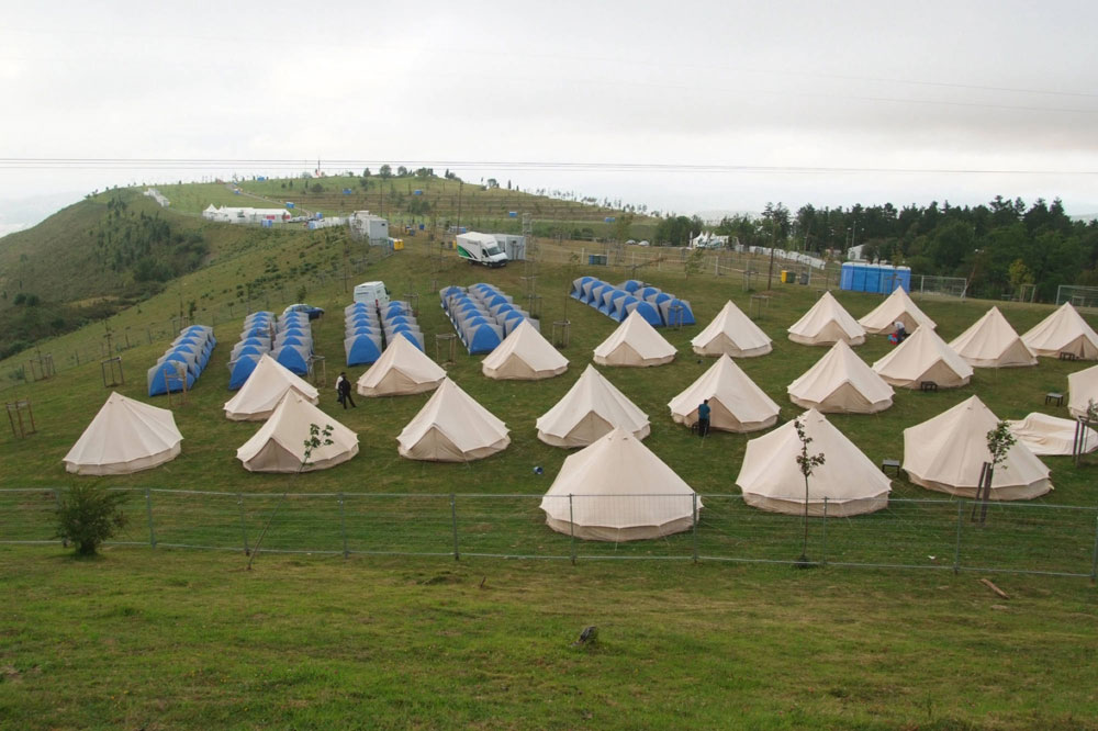 Zona de Glamping en Motorland Aragon