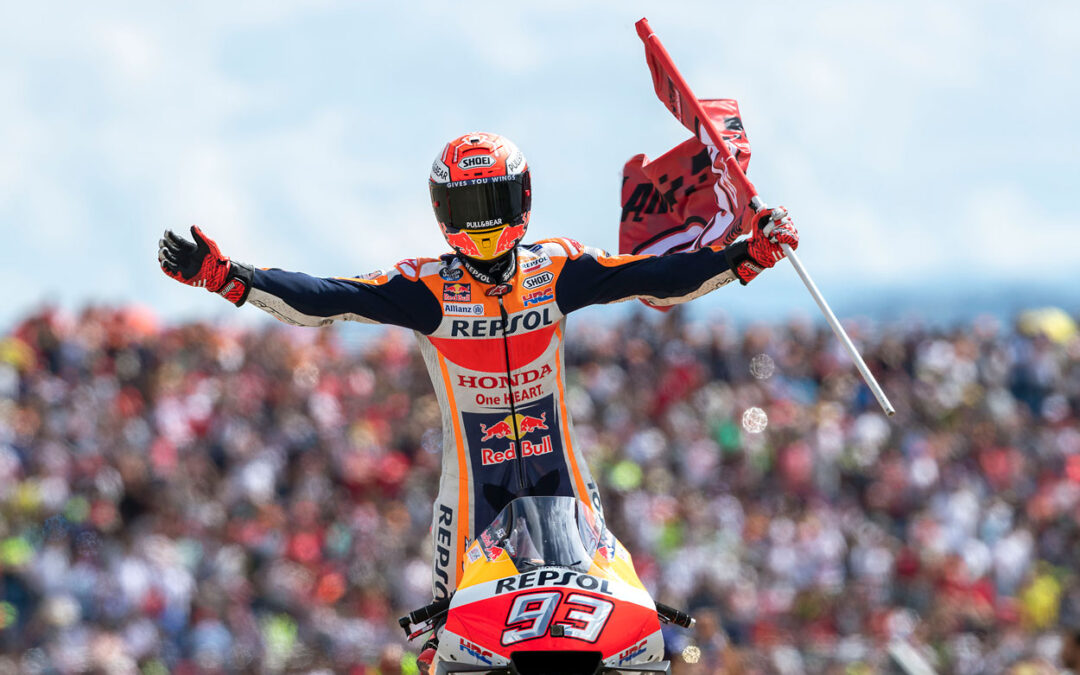 Marc Márquez sentencia el Mundial de MotoGP en Aragón