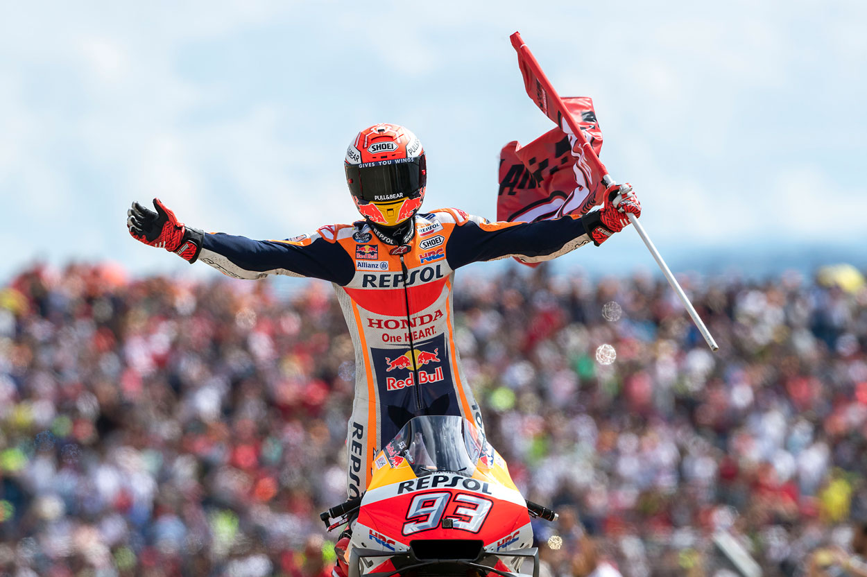 Marc Márquez a un paso de su octavo título tras la victoria en el GP de Aragón