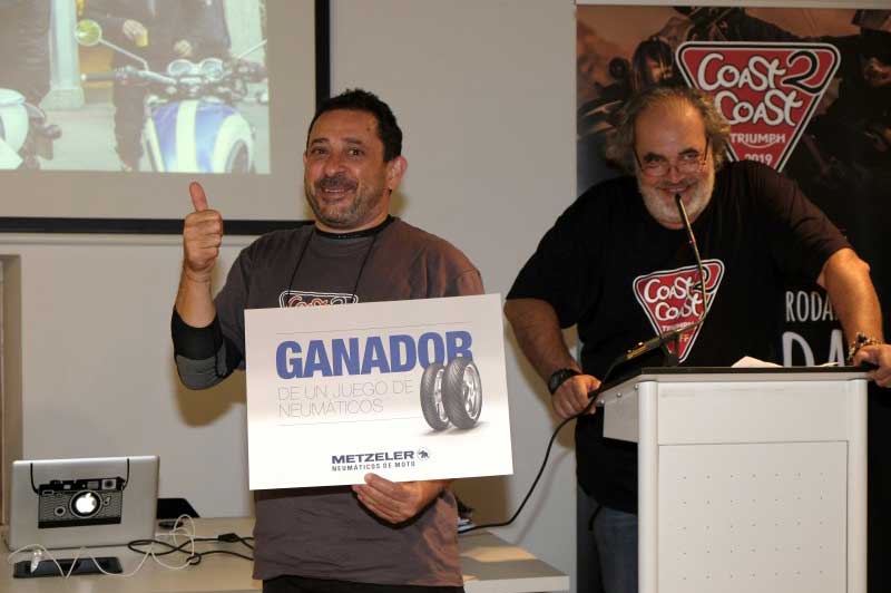 Jorge Machado ganador del premio especial de Metzeleren el Coast2Coast 2019
