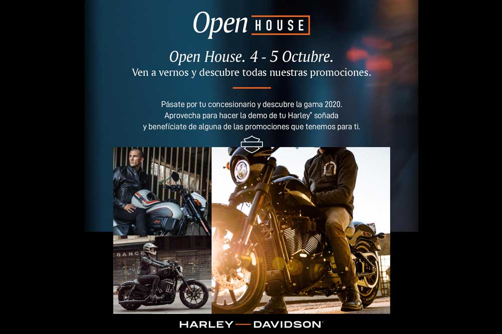 Ven al Open House Harley-Davidson este fin de semana