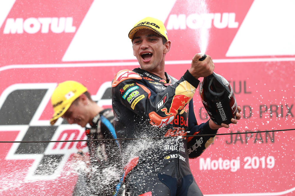 Jorge Martín fue tercero en el GP de Japón, en la categoría Moto2