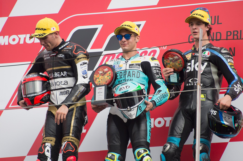 Con la victoria en el GP de Japón Lorenzo Dalla Porta tiene casi en el bolsillo el título en Moto3