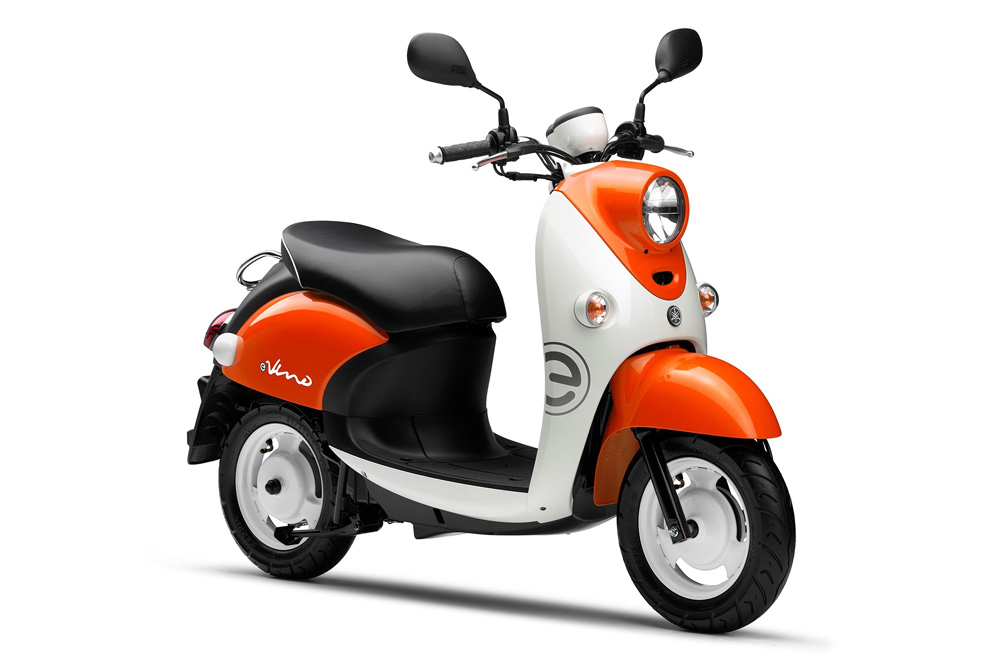 Yamaha E Vino es un ciclomotor eléctrico basado en un modelo tradicional de Yamaha