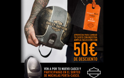 Llévate un casco Harley-Davidson con descuento en los Orange & Black Friday