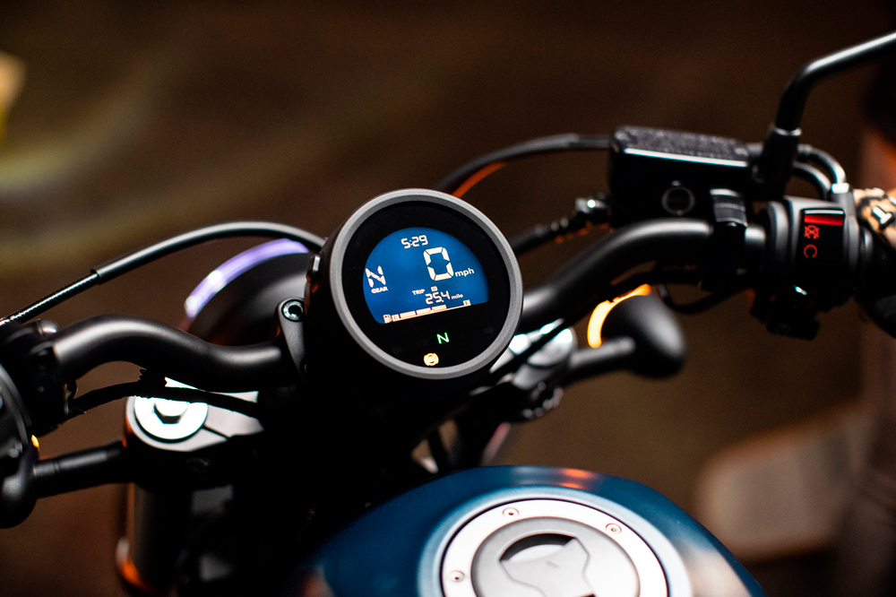 Cuadro de instrumentos de la Honda Rebel 500 2020