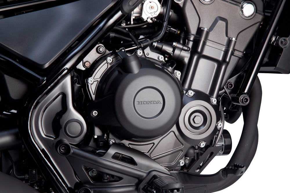 Motor de la Honda Rebel 500 2020