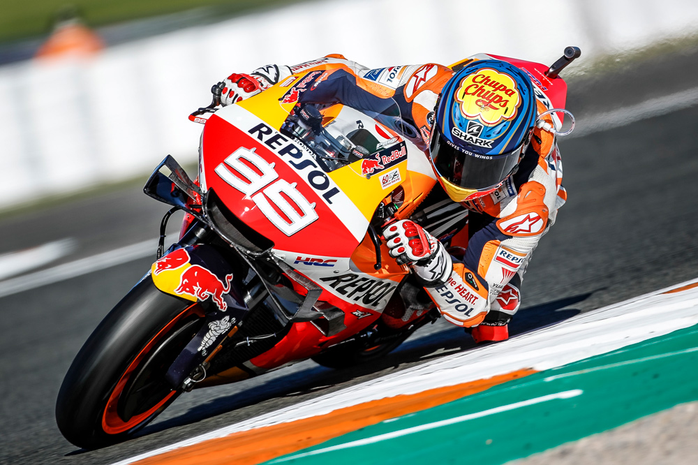 Jorge Lorenzo durante su última carrera en MotoGP