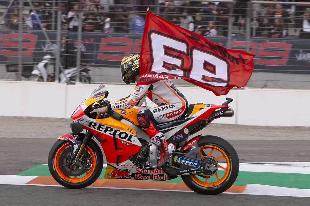 Marc Márquez, victoria en el GP de Valencia 2019