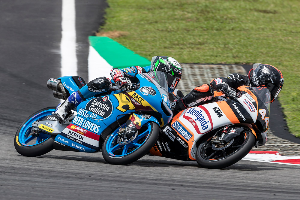 Sergio García ha protagonizado una espectacular remontada en la categoría Moto3