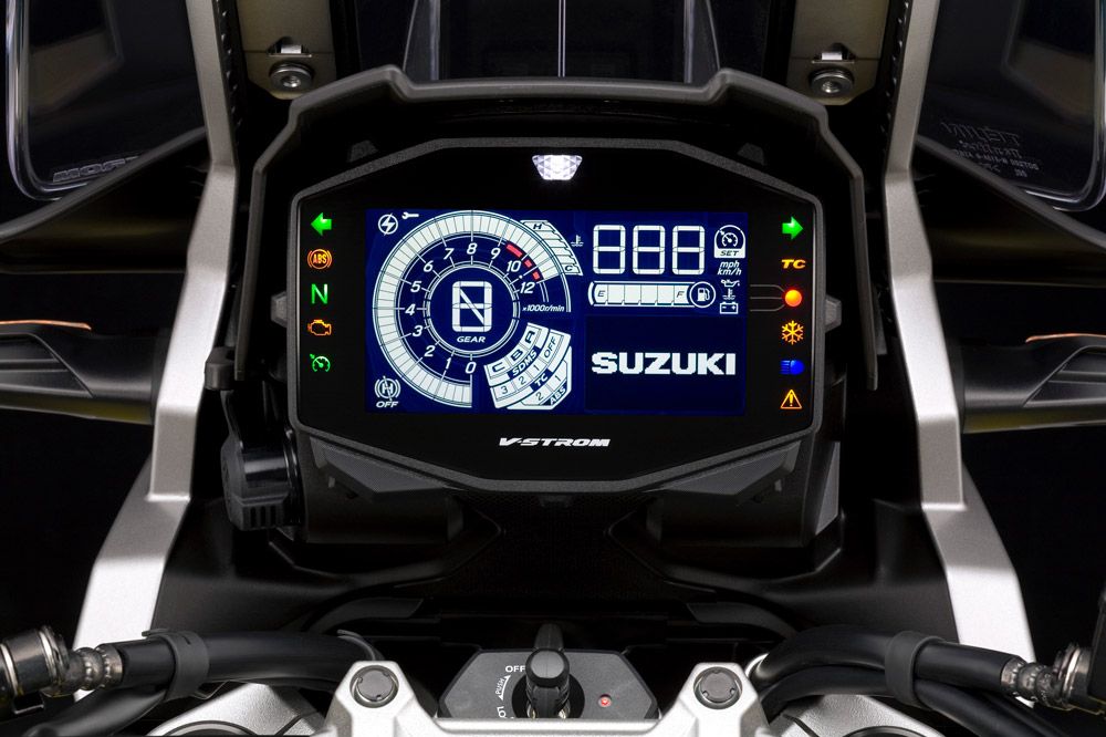 Cuadro de instrumentos de la Suzuki DL 1050 V Strom 2020