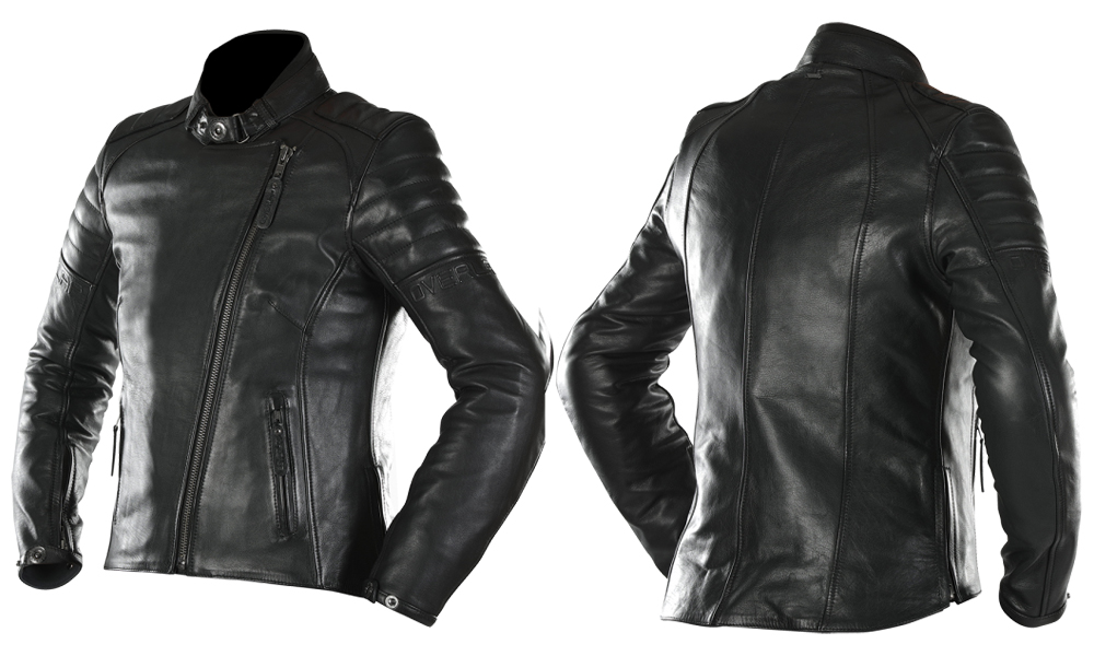 Chaqueta piel Tina de Overlap en negro