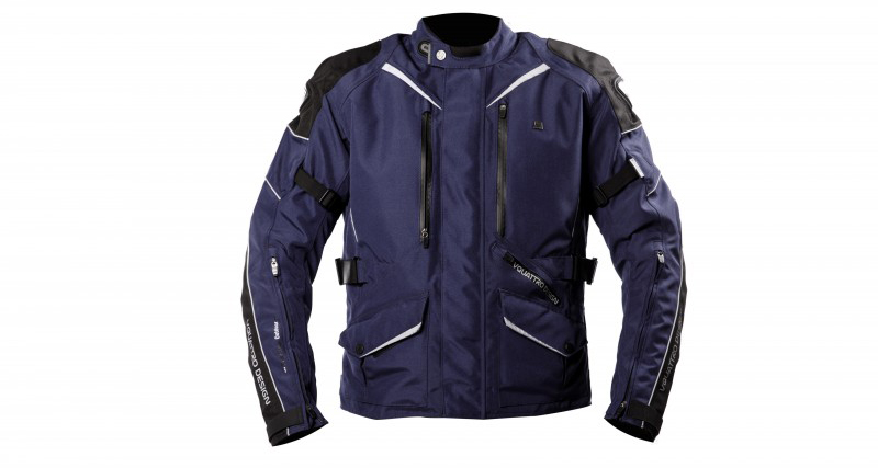 Chaqueta moto Hurry de Vquattro navy