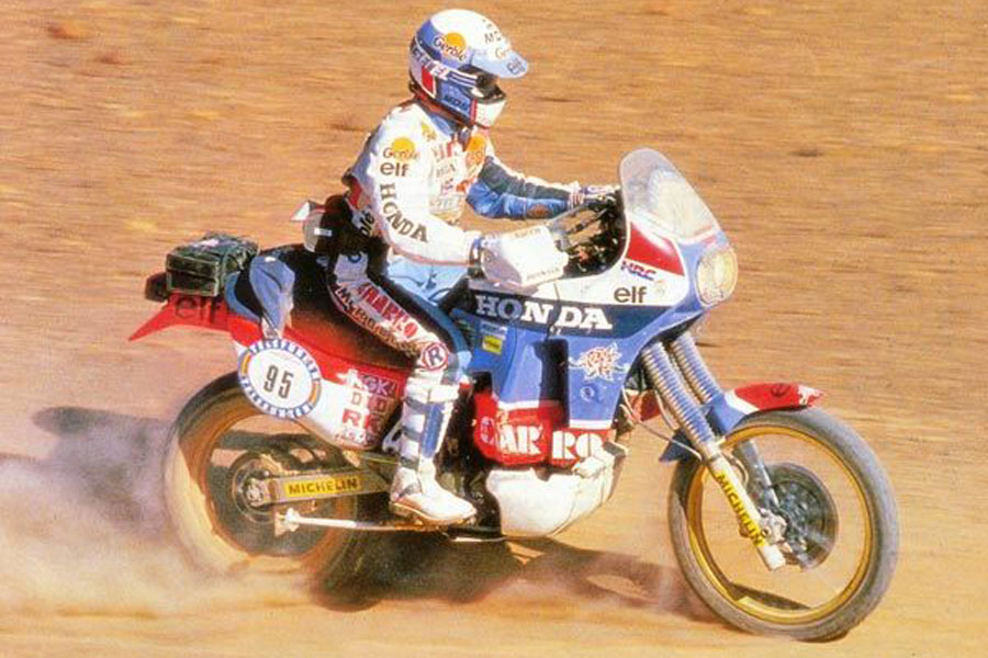 Ciryl Neveu con Honda en el Dakar