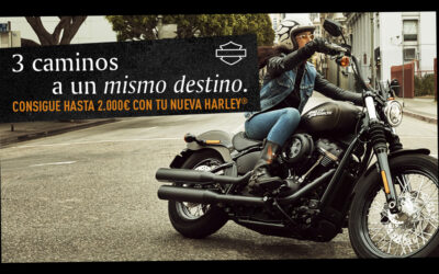 Promoción 3 caminos a un mismo destino de Harley Davidson