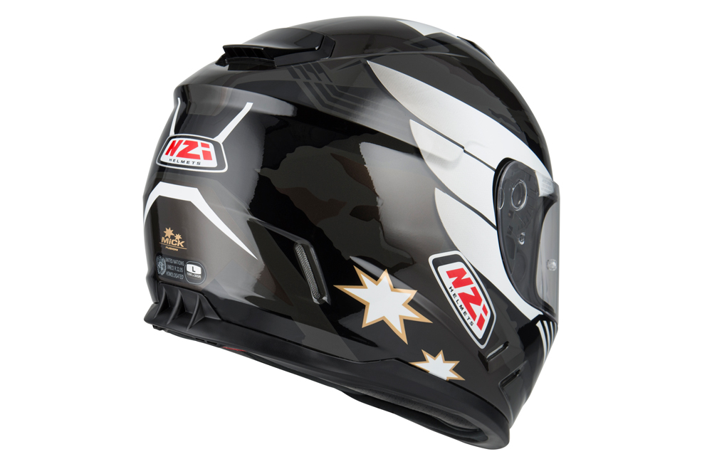 Casco integral Fusion Mick Antracite Black de NZI