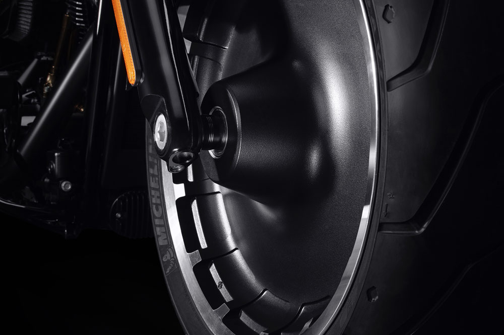 Las llantas lenticulares han sido una característica de todas las Harley Davidson Fat Boy