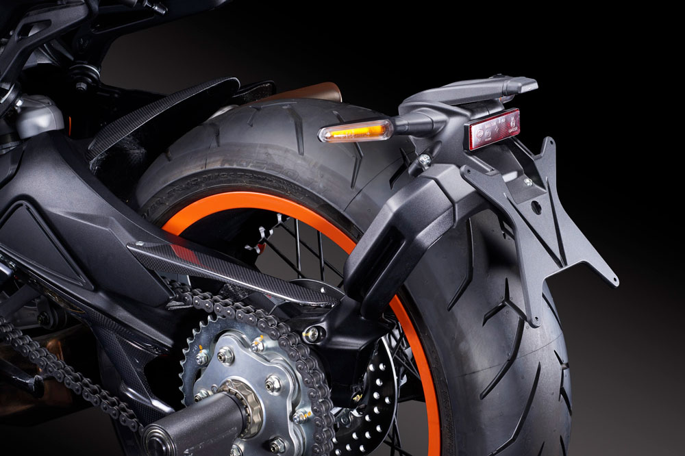 Detalle del tren trasero de la MV Agusta The Arsenale