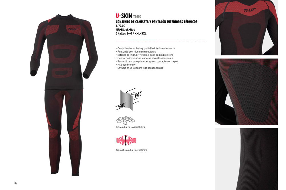 Conjunto térmico Uskin de T.ur