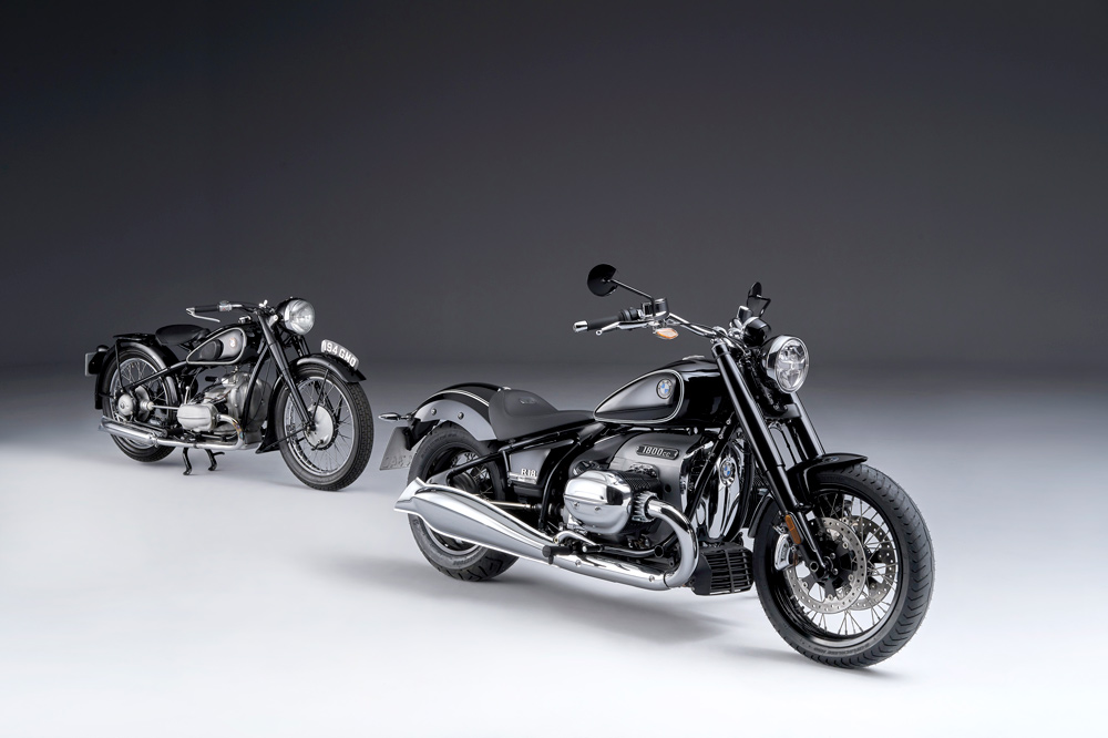 La BMW R 18 comparte la estética de la histórica R 5