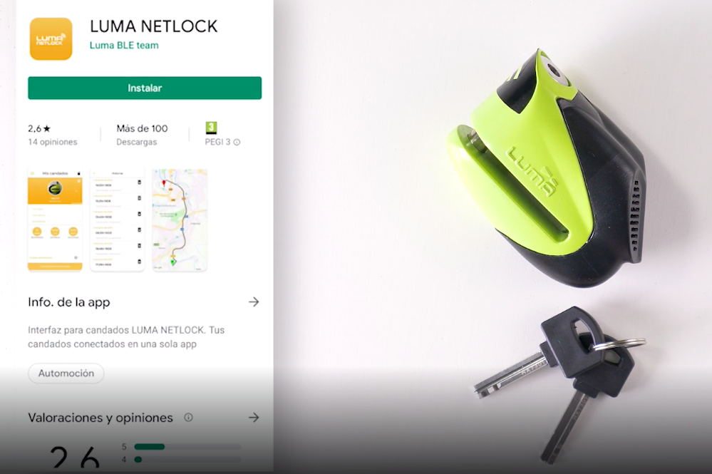 App Netlock de Luma