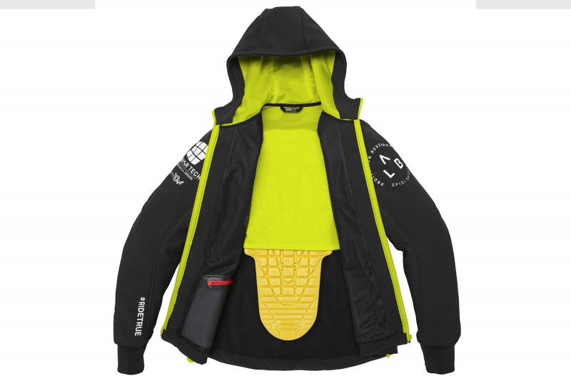 Chaqueta moto Hoodie Armor Evo de Spidi para hombre