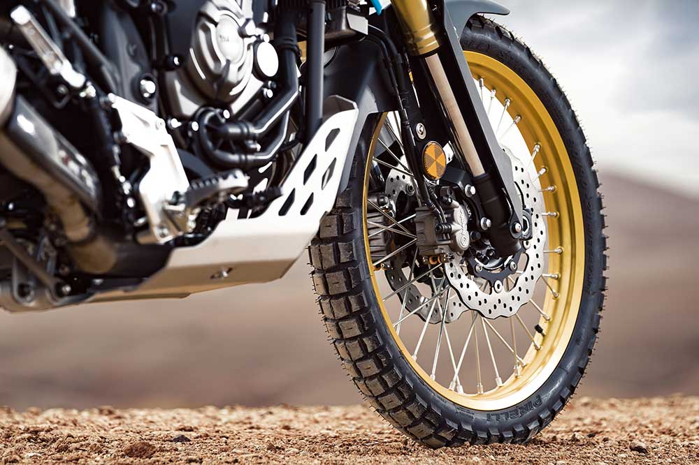 Freno y horquilla delantera de la Protector del motor de la Yamaha Tenere Rally Edition